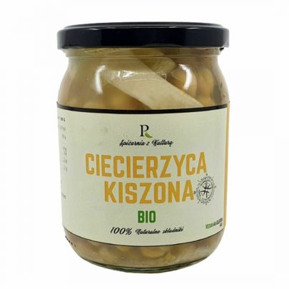 ciecierzyca kiszona w słoiku