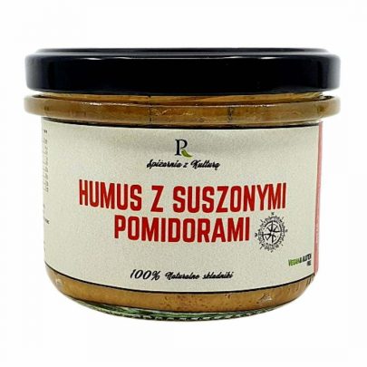 hummus z suszonymi pomidorami