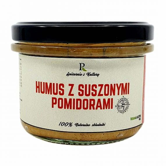 hummus z suszonymi pomidorami