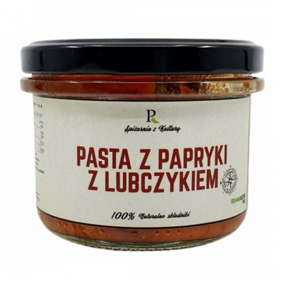 pasta z papryki z lubczykiem