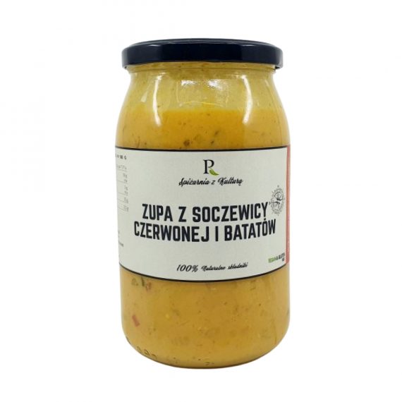zupa z soczewicy czerwonej i batatow 900 ml