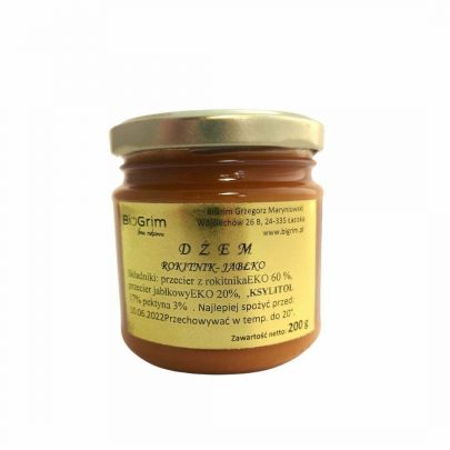 dżem jabłko i rokitnik 200g
