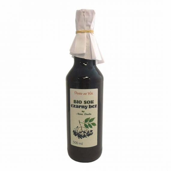 sok z czarnego bzu bio, 0.5 L