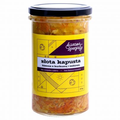 złota kapusta kiszona 480g kiszone specjały