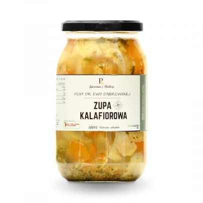 zupa kalafiorowa na post-dr ewy dabrowskiej 900 ml