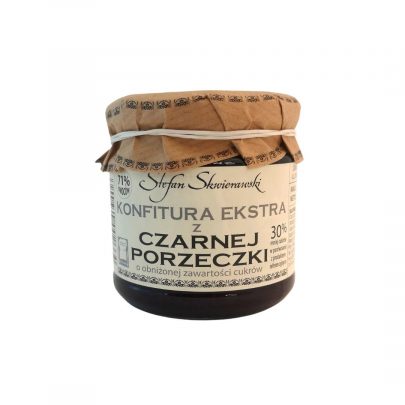 konfitura z czarnej porzeczki niskoslodzona 200 g