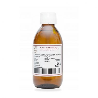 dmso dimetylosulfotlenek stanlab czda 250 ml
