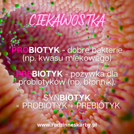 probiotyk a prebiotyk roznice