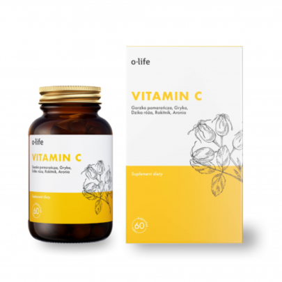 vitamin c organic life 250 mg kwasu l askorbinowego 60 kaps