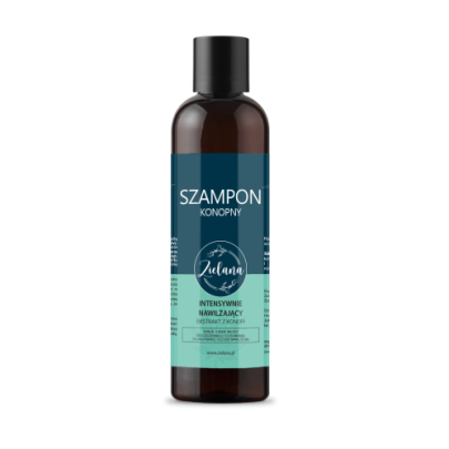 szampon konopny intensywnie nawilzajacy 250 ml zielana