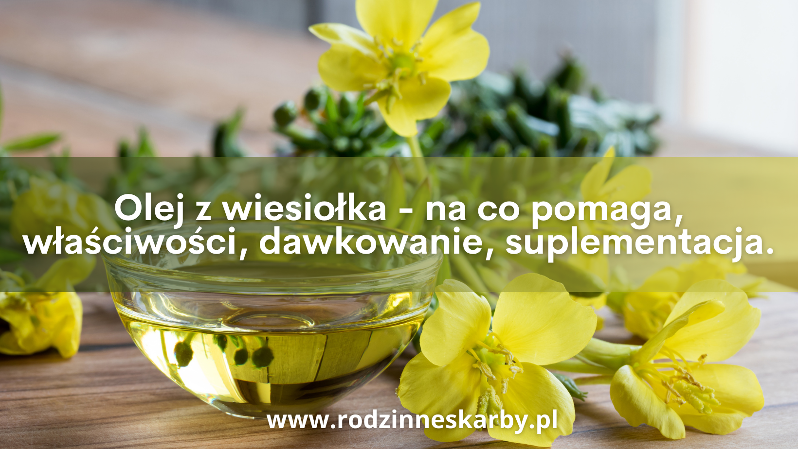 Olej z wiesiołka – na co pomaga, właściwości, dawkowanie, suplementacja.