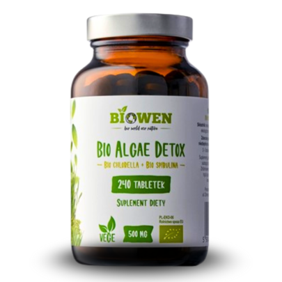 bio algae detox chlorella spirulina 500 mg 240 tabl biowen