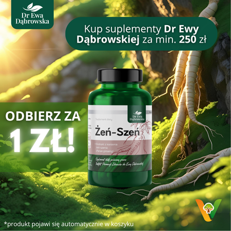 żeń szeń za 1 zł dla zamówień 250 zł dr ewa dąbrowska