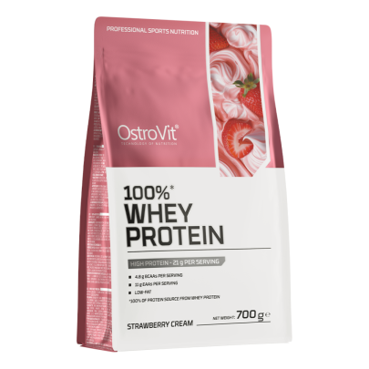 whey protein kremowa truskawka 700 g odzywka bialkowa bialko wpc bcaa eaa ostrovit