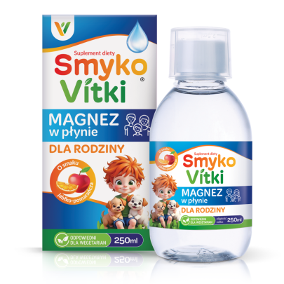 magnez w plynie dla rodziny 250 ml smykovitki smakowy