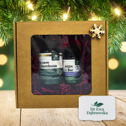 zestaw swiateczny mocne kosci msm bor krzem z bambusa dr ewa dabrowska