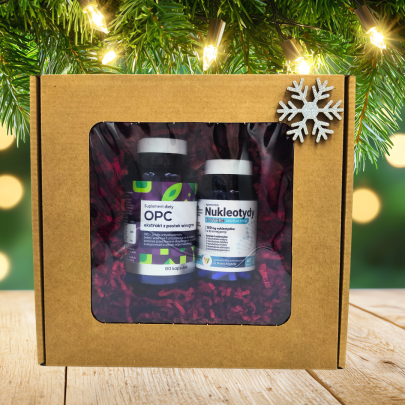 zestaw swiateczny ochrona komorek nukleotydy power i opc ekstrakt z pestek winogron jodavita